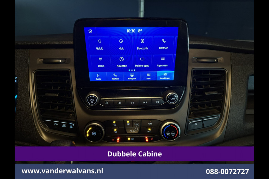 Ford Transit Custom 2.0 TDCI 170pk Automaat L2H1 Dubbele Cabine Euro6 Airco | 5-Zits | Camera | Navigatie | Apple Carplay | LED Android Auto, Stoelverwarming, Verwarmde voorruit, Parkeersensoren, Trekhaak