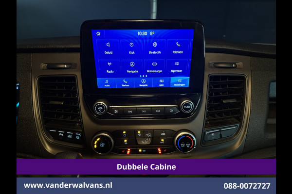Ford Transit Custom 2.0 TDCI 170pk Automaat L2H1 Dubbele Cabine Euro6 Airco | 5-Zits | Camera | Navigatie | Apple Carplay | LED Android Auto, Stoelverwarming, Verwarmde voorruit, Parkeersensoren, Trekhaak