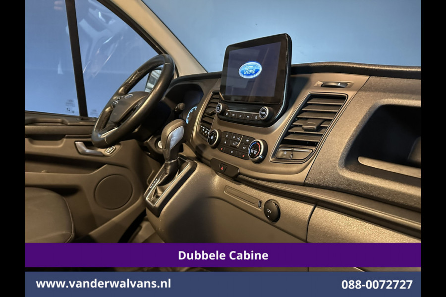 Ford Transit Custom 2.0 TDCI 170pk Automaat L2H1 Dubbele Cabine Euro6 Airco | 5-Zits | Camera | Navigatie | Apple Carplay | LED Android Auto, Stoelverwarming, Verwarmde voorruit, Parkeersensoren, Trekhaak