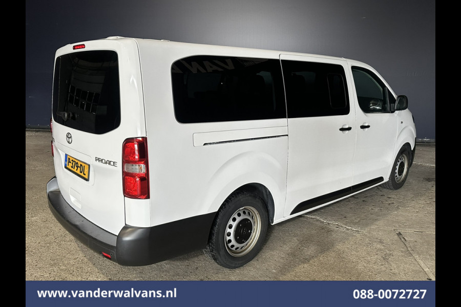 Toyota Proace Shuttle 1.5 D-4D 120pk L3H1 Personenbus 9 Zitplaatsen Euro6 Airco | Navigatie | Apple Carplay | Cruisecontrol Android Auto, Parkeersensoren, Achterklep