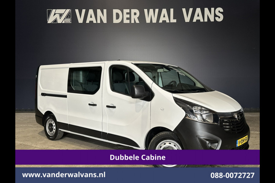 Opel Vivaro 1.6 CDTI L2H1 Dubbele cabine Euro6 Airco | 6-Zits | Camera | Cruisecontrol Parkeersensoren