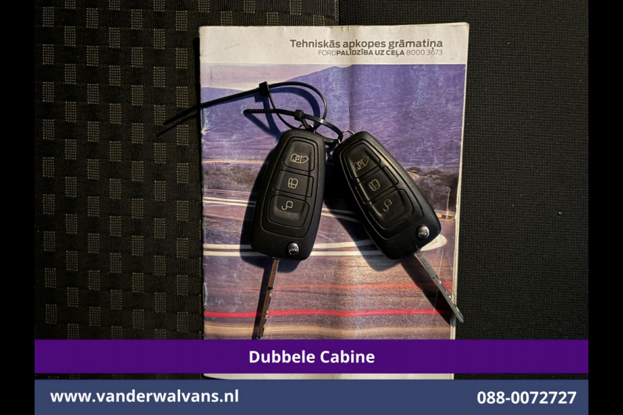 Ford Transit Custom 2.0 TDCI 130pk L2H1 Dubbele Cabine Euro6 Airco | 6-Zits | LED | Cruisecontrol | Trekhaak Parkeersensoren, Verwarmde voorruit