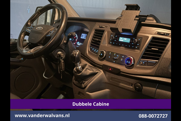 Ford Transit Custom 2.0 TDCI 130pk L2H1 Dubbele Cabine Euro6 Airco | 6-Zits | LED | Cruisecontrol | Trekhaak Parkeersensoren, Verwarmde voorruit