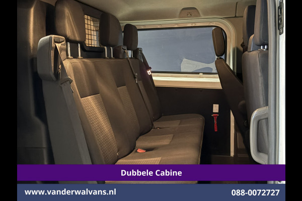 Ford Transit Custom 2.0 TDCI 130pk L2H1 Dubbele Cabine Euro6 Airco | 6-Zits | LED | Cruisecontrol | Trekhaak Parkeersensoren, Verwarmde voorruit
