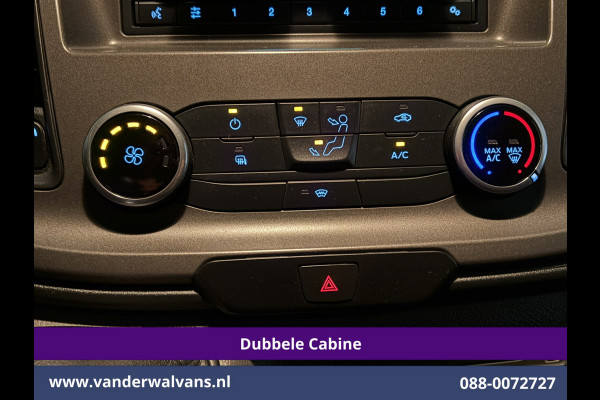Ford Transit Custom 2.0 TDCI 130pk L2H1 Dubbele Cabine Euro6 Airco | 6-Zits | LED | Cruisecontrol | Trekhaak Parkeersensoren, Verwarmde voorruit