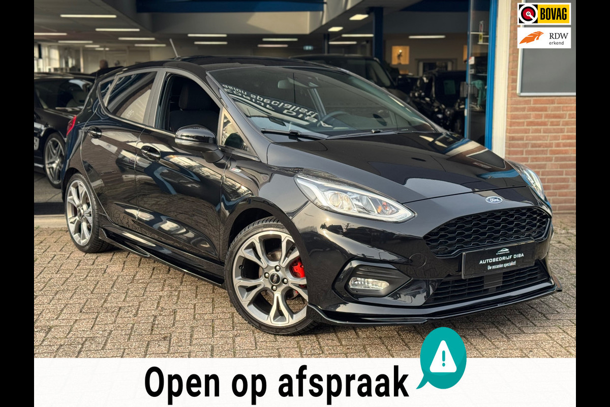 Ford Fiesta 1.0 EcoBoost ST-Line 2019 Zwart NAVI CLIMA NAP!