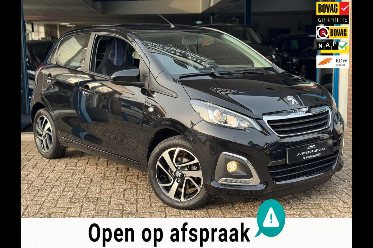 Peugeot 108 1.0 e-VTi Allure 2019 Zwart NAVI CLIMA LM NAP!