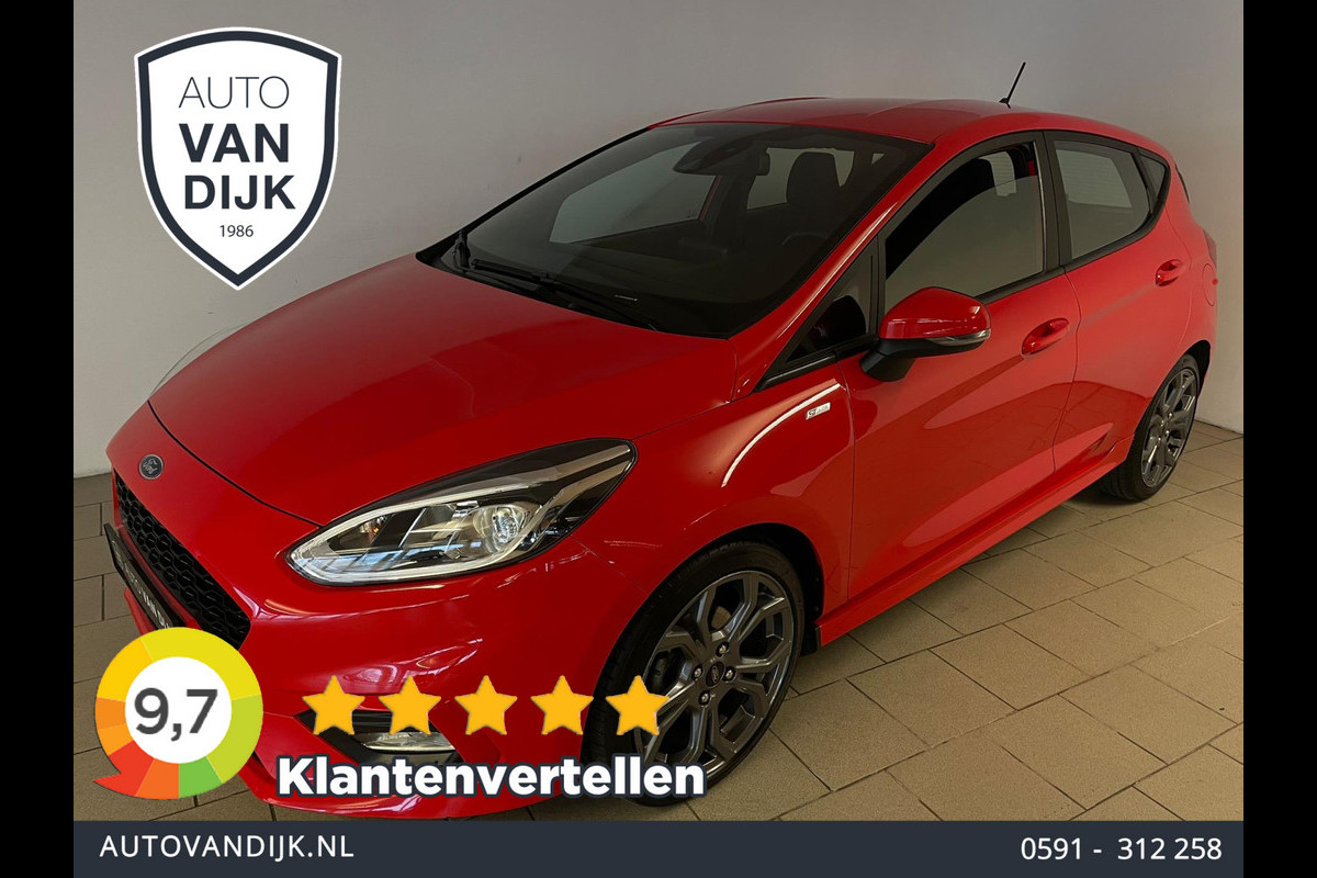 Ford Fiesta 1.0 EcoBoost ST-Line AIRCO CLIMA NAVI ELEK RAMEN CENT VERG VELGEN PRIVACYGLAS NIEUWSTAAT