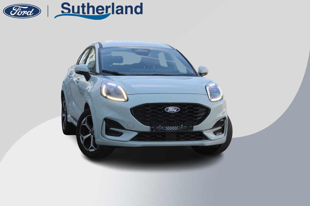 Ford Puma 1.0 EcoBoost Hybrid ST-Line 125pk | NIEUW MODEL! | SYNC 4 Navigatie | Digitale Cockpit | Zwarte hemel | 17 inch Licht metalen