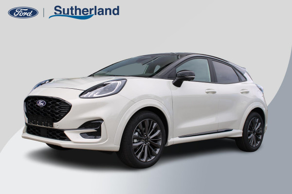 Ford Puma 1.0 EcoBoost Hybrid Sound Edition | 125pk | Ford Voorraad | Limited Edition! | Upgrade B&O Audio | Full Matrix LED | Zwart Dak | 18'' Lichtmetaal | Winterpakket | Driver Assistance Pakket | incl. 5.000,- Ford voordeel