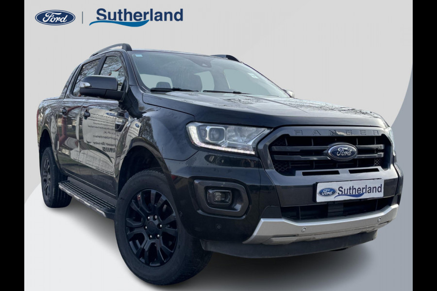 Ford Ranger 2.0 EcoBlue Wildtrak Dubbele Cabine | SCI |214pk Automaat | Adaptieve Cruise | Stoelverwarming | Trekhaak | 3.500kg Trekgewicht