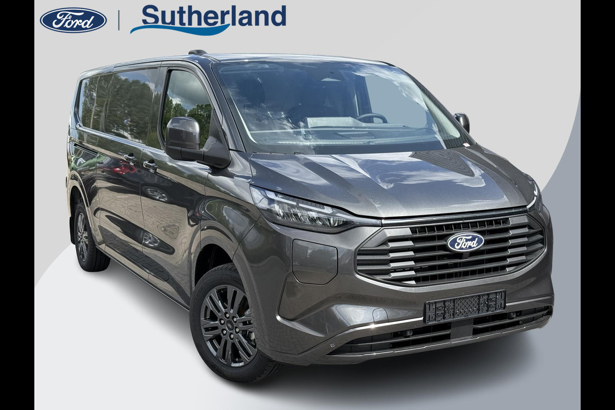 Ford Transit Custom 320 2.5 PHEV L2H1 Limited 233pk | Zuid | Driver Assistance pack Premium | Wegklapbare Trekhaak | Verwarmd Stuurwiel | 17 inch Licht metalen Velgen | B&O Speakers