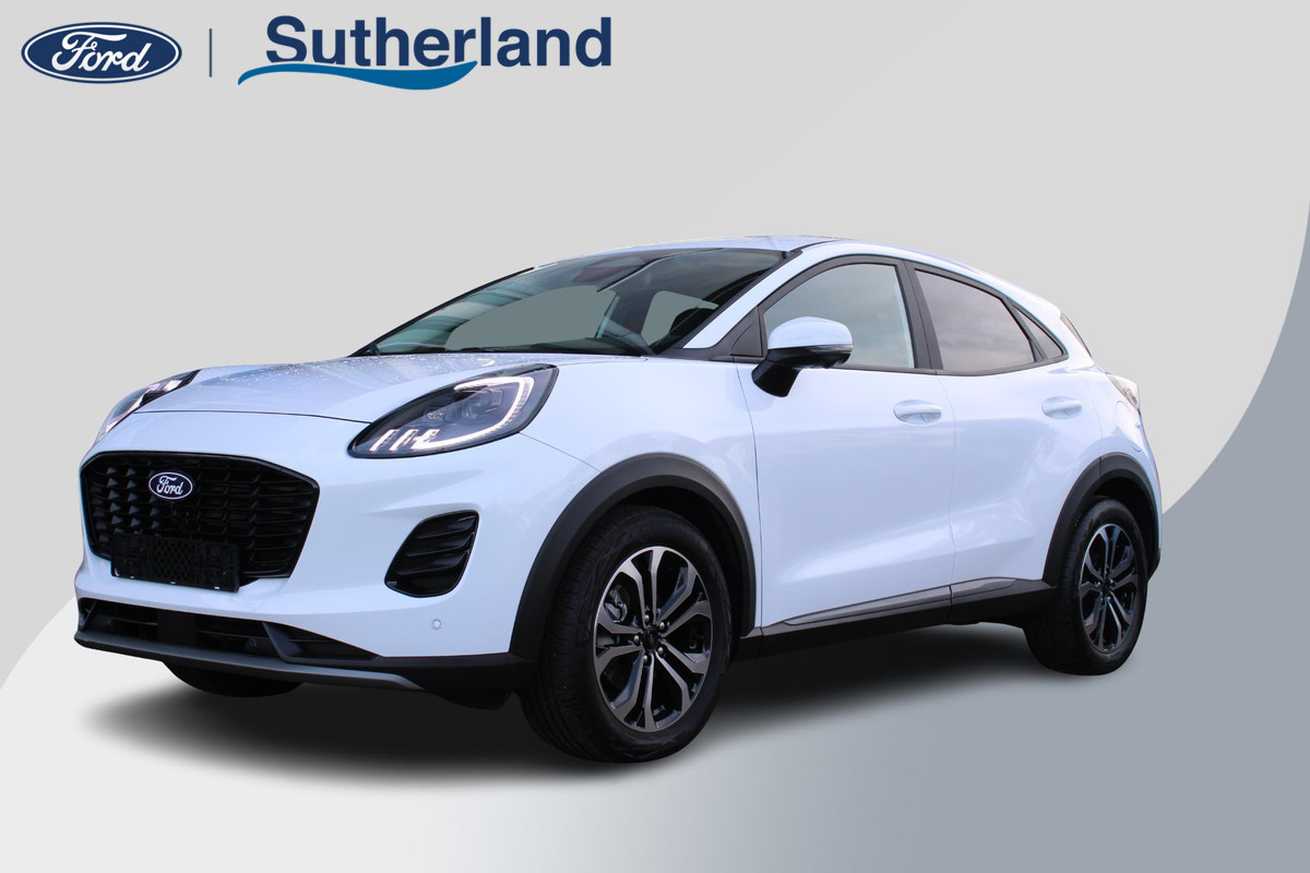Ford Puma 1.0 EcoBoost Hybrid Titanium 125pk | NIEUWE MODEL! | Driver Assistance Pack | Matrix LED koplampen | Winterpack | Reservewiel | Comfort Pack