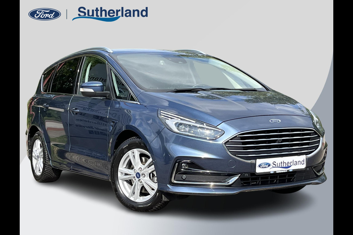 Ford S-Max 2.5 FHEV Titanium 190pk | 7 Persoons | Winterpack | Adaptieve Cruise | Full LED | Elek. Achterklep | Achteruitrijcamera | SONY SYNC 3 Navigatie
