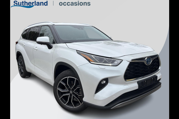 Toyota highlander 2.5 AWD Hybrid Premium | 7p |  Panoramadak | 360 graden camera | Platinum Pearl White | Adaptieve cruisecontrol | JBL audio | Head up Display | Stoelverwarming | Achterbank verwarmd