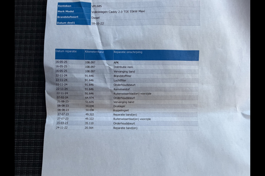 Volkswagen Caddy Cargo Maxi 2.0 TDI Eur 6 Comfort CarPlay/cruise control/ pdc