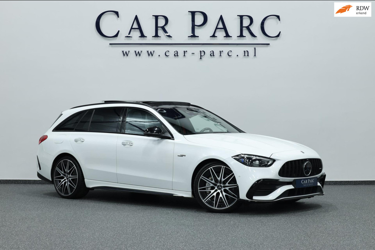 Mercedes-Benz C-Klasse AMG 43 4MATIC 408+PK BTW/VIRTUAL/SFEER/PANO/LEER+S.VERWARMING+MEMORY/20"/360/LINE/ACC/ECC/12 MDN GARANTIE!