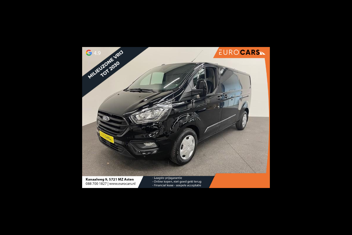 Ford Transit Custom 300 2.0 TDCI L2H1 Trend Carplay Trekhaak Stoelverwarming Adaptive Cruisecontrol 2x Schuifdeur Parkeersensoren