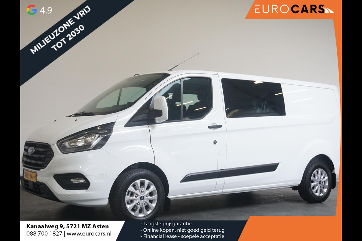 Ford Transit Custom 300 2.0 TDCI L2H1 Trend Dubbele Cabine Airco| Bluetooth| Navi| Trekhaak|