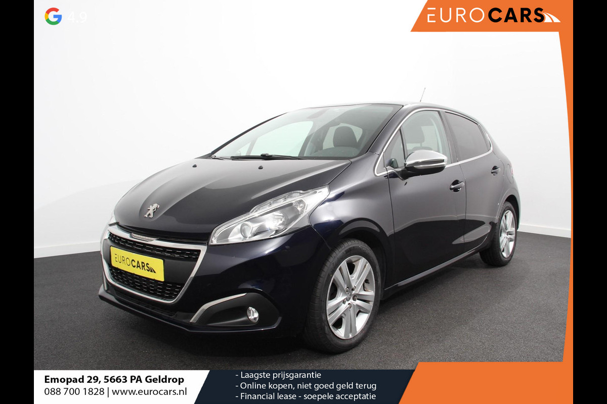 Peugeot 208 1.2 PureTech 110pk Automaat Allure Cruise control Parkeersensoren achter LED Navigatie Climate Control Extra Getint glas Lichtmetalen Velgen