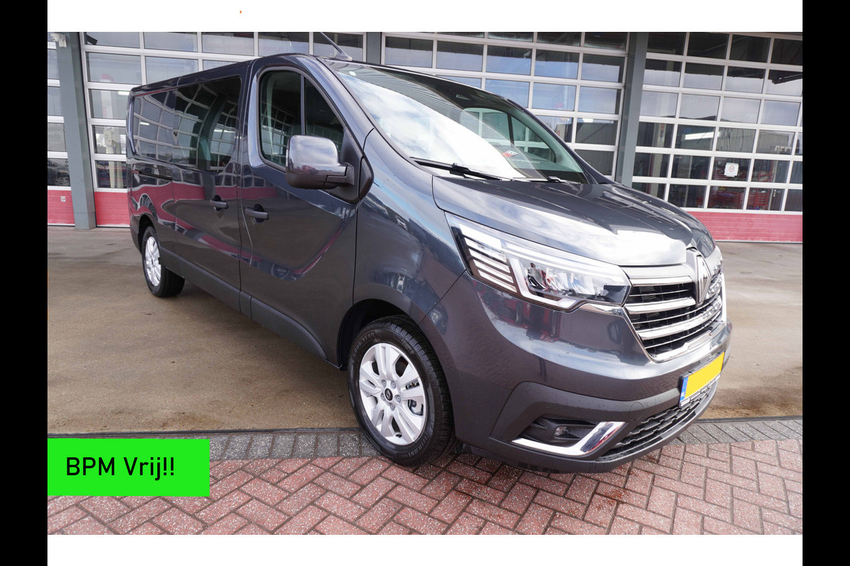 Renault Trafic 2.0 Blue dCi 130PK T29 L2H1 Advance Dubbelcabine nr.V168 | Airco | Cruise | Camera |Trekhaak | Apple CP- Android auto | 17"LM velgen