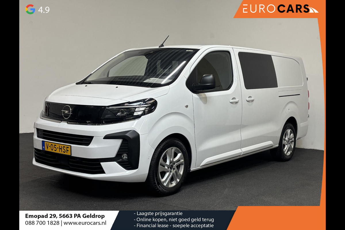 Opel Vivaro 2.0 Diesel 180 S&S L3 Automaat Dubbele Cabine 2 schuifdeuren Android Auto/Apple CarPlay Navigatie Keyless Entry&Start Climate Control Camera Cruise Control Houten afwerking laadruimte Trekhaak lichtmetalen velgen