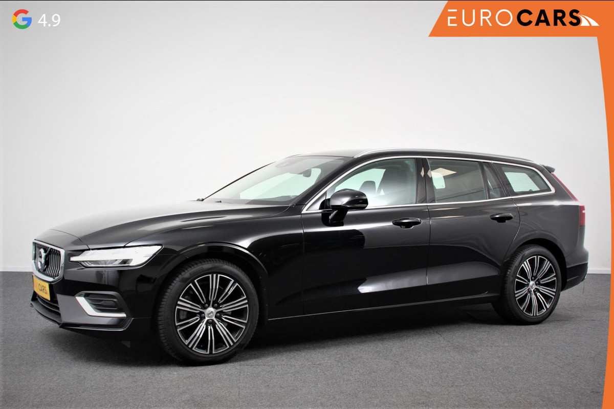 Volvo V60 2.0 T5 250pk Automaat Inscription Navigatie Apple Carpla/Android Auto Climate control Leder Parkeer sensoren Virtual Cockpit |Lichtmetalen velgen 18"