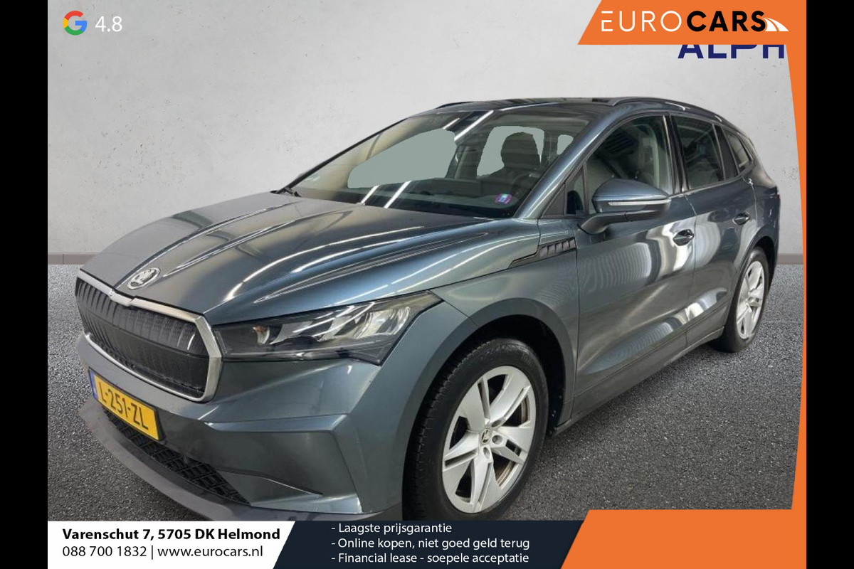 Škoda ENYAQ iV 60 Airco ECC Navi Wireless Carplay Sportpack Adaptive Cruise Control Trekhaak PDC Full LED 19" Velgen Ambient light