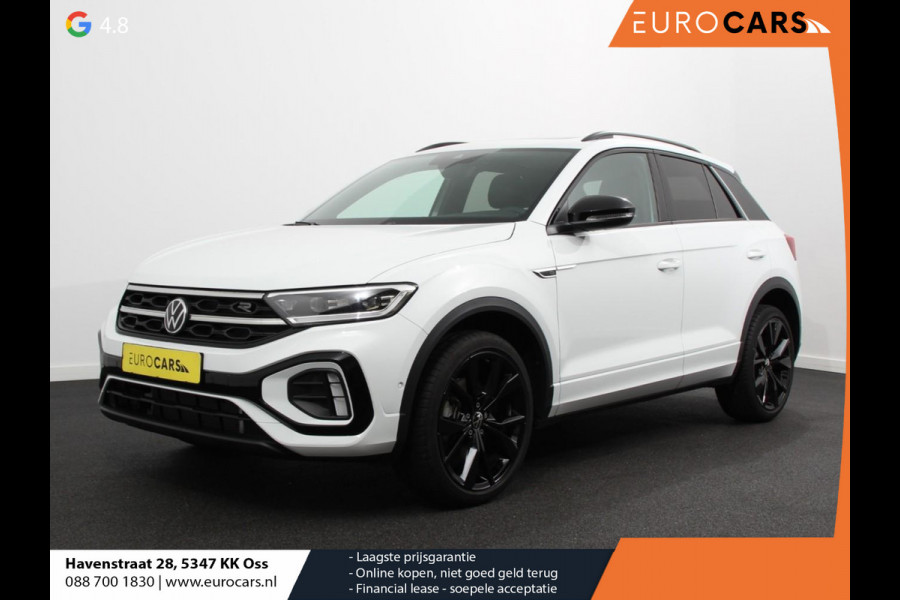 Volkswagen T-Roc 1.5 TSI R-Line+Blackpack Panorama Dak Climate control Adaptieve cruise control LED Navigatie Achteruitrijcamera Parkeersensoren Apple Carplay/ Android Auto Radio