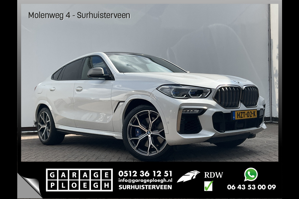 BMW X6 M50D High Executive M-Sport HUD Trekhaak Harman/Kardon Laser-Led 360Cam 32940KM!