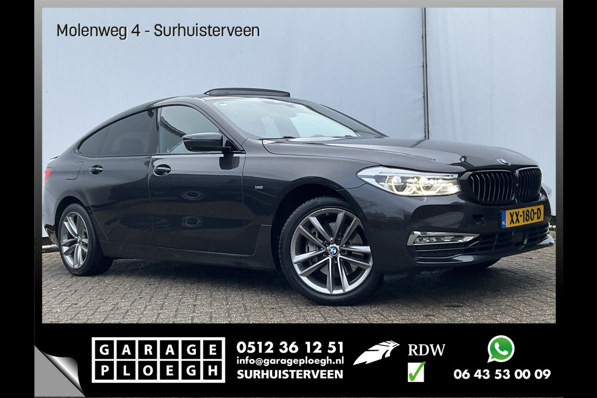 BMW 6 Serie Gran Turismo 630d High Executive Luchtvering Softclose HUD 360°Cam Full Options