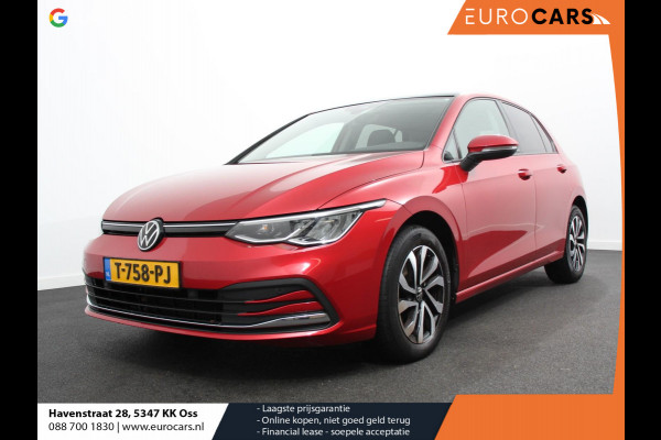 Volkswagen Golf 1.0 eTSI 110pk DSG Active | Panorama dak | Navigatie | Climate Control | Adaptive Cruise Control | Virtual Cockpit | Stoelverwarming | Extra Getint Glas