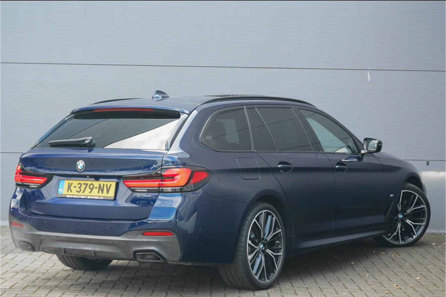 BMW 5 Serie Touring 530i High Executive M-Sport Pano Laser ACC H/K Memory 20"