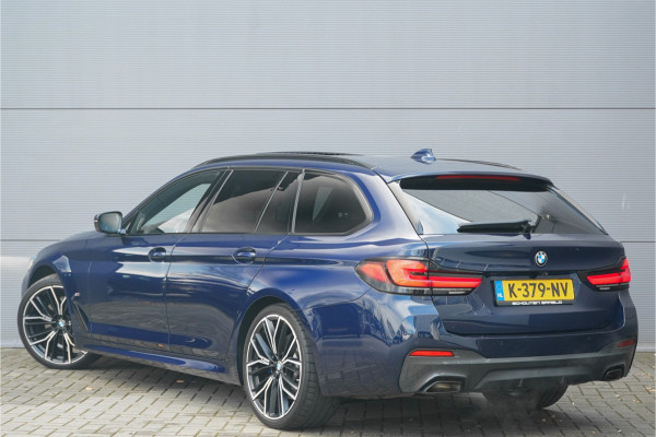 BMW 5 Serie Touring 530i High Executive M-Sport Pano Laser ACC H/K Memory 20"