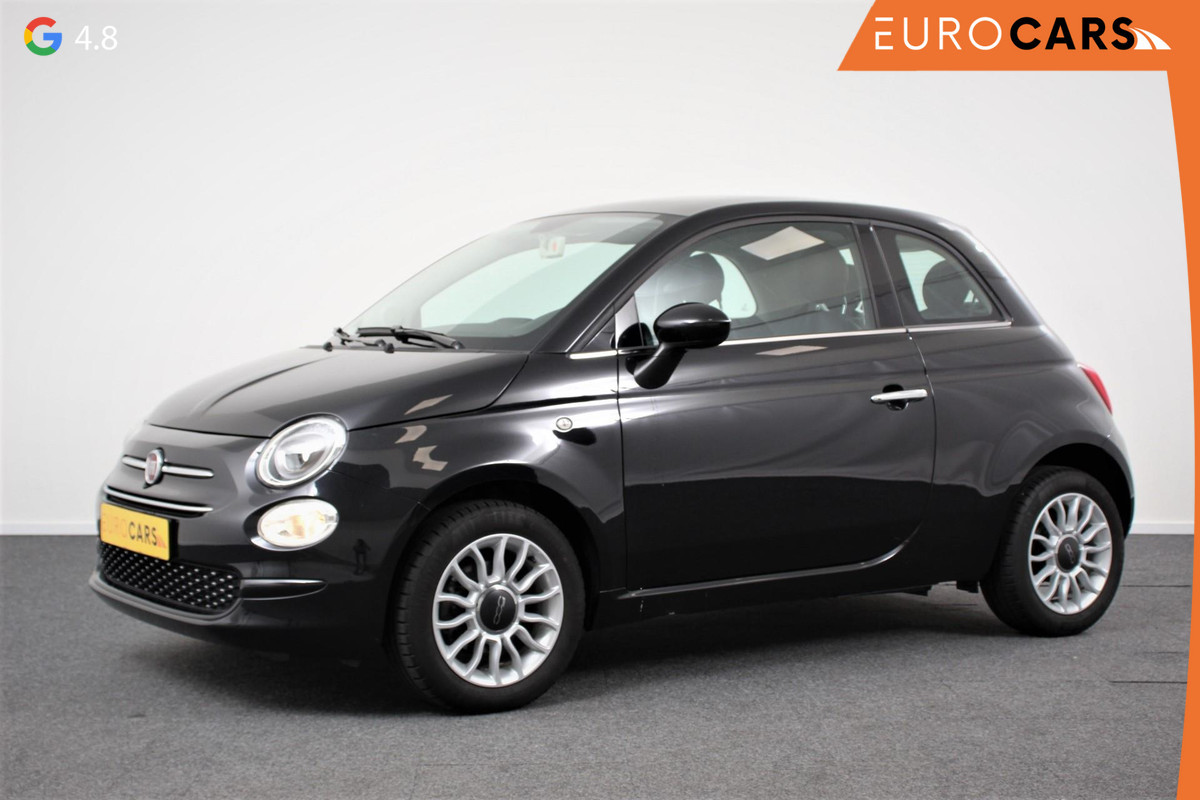 Fiat 500 1.2 Lounge Lederen Bekleding Navigatie Panoramadak Climate Control Cruise control DAB Lichtmetalen Velgen