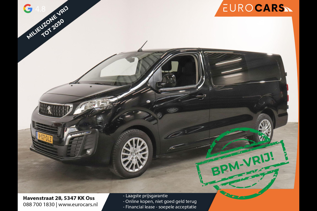 Peugeot Expert 180pk Long L3H1 Premium Dubbele Cabine Automaat 6p | Navigatie | Airco | Bluetooth | LM Velgen | Look pakket | Parkeer sensoren V+A