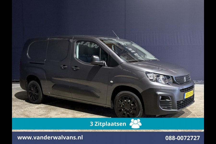 Peugeot Partner 1.5 BlueHDI 102pk L2H1 Euro6 Airco | 3-Zits | Apple Carplay | Camera | Cruisecontrol | Trekhaak Android Auto, Parkeersensoren, Bijrijdersbank