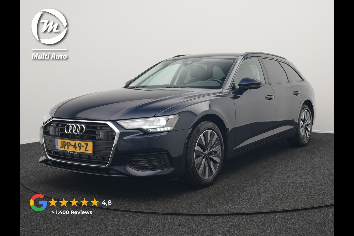 Audi A6 Avant 50 TFSI e Quattro Advanced edition PHEV 300pk Dealer O.H. | Adaptive Cruise | Lederen Sportstoelen Verwarmd | Stuur Verwarmd | Apple Carplay | Keyless | Virtual | Navigatie | DAB | Plug In Hybrid