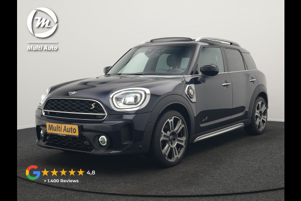 MINI Countryman 1.5 Cooper S E ALL4 MINI Yours PHEV 220pk Dealer O.H | Panodak | Adaptive Cruise | Head Up | Lederen Sportstoelen Verwarmd | 19"L.M | Camera | Sfeerverlichting | Keyless | Apple Carplay | Plug In Hybrid
