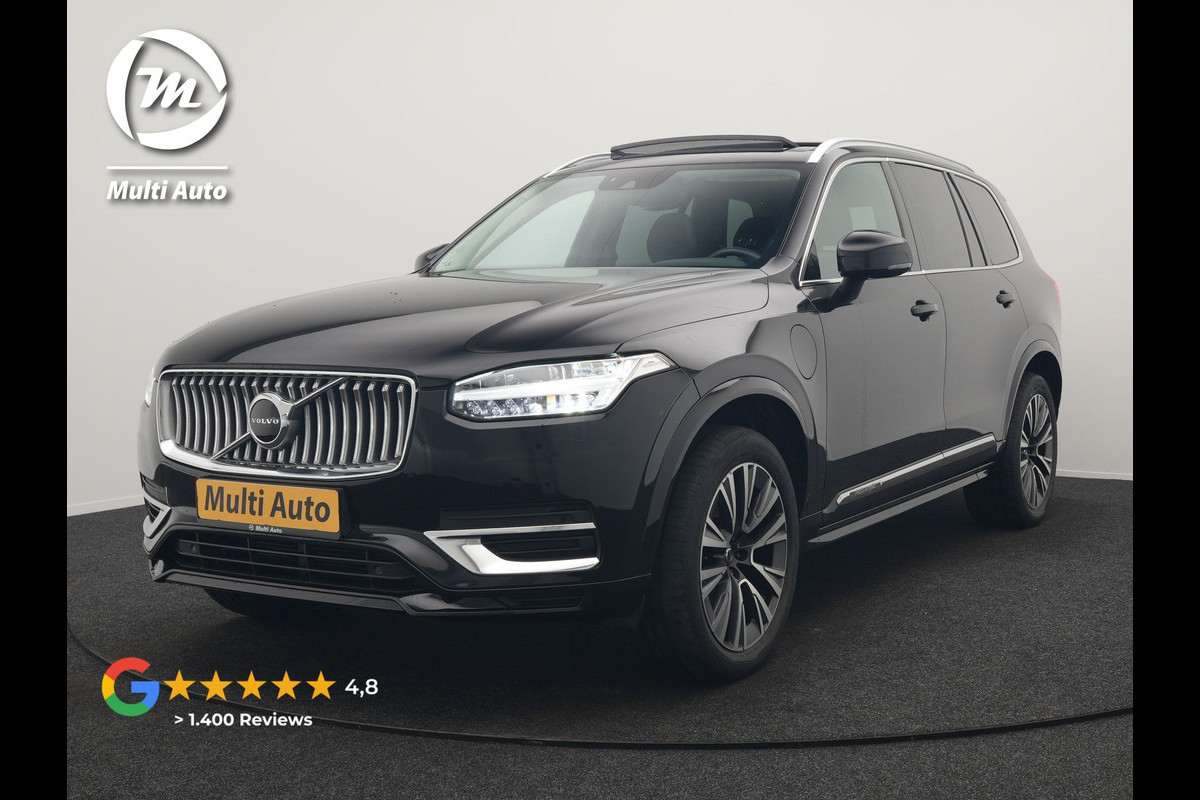 Volvo XC90 T8 Recharge AWD Inscription PHEV 394pk Dealer O.H | Panodak | Adaptive Cruise | Harmen / Kardon | Lederen Sportstoelen Memory & Verwarmd | Camera | Pilot Assist | Keyless | Apple Carplay | Navigatie | Virtual | DAB | Plug In Hybrid |