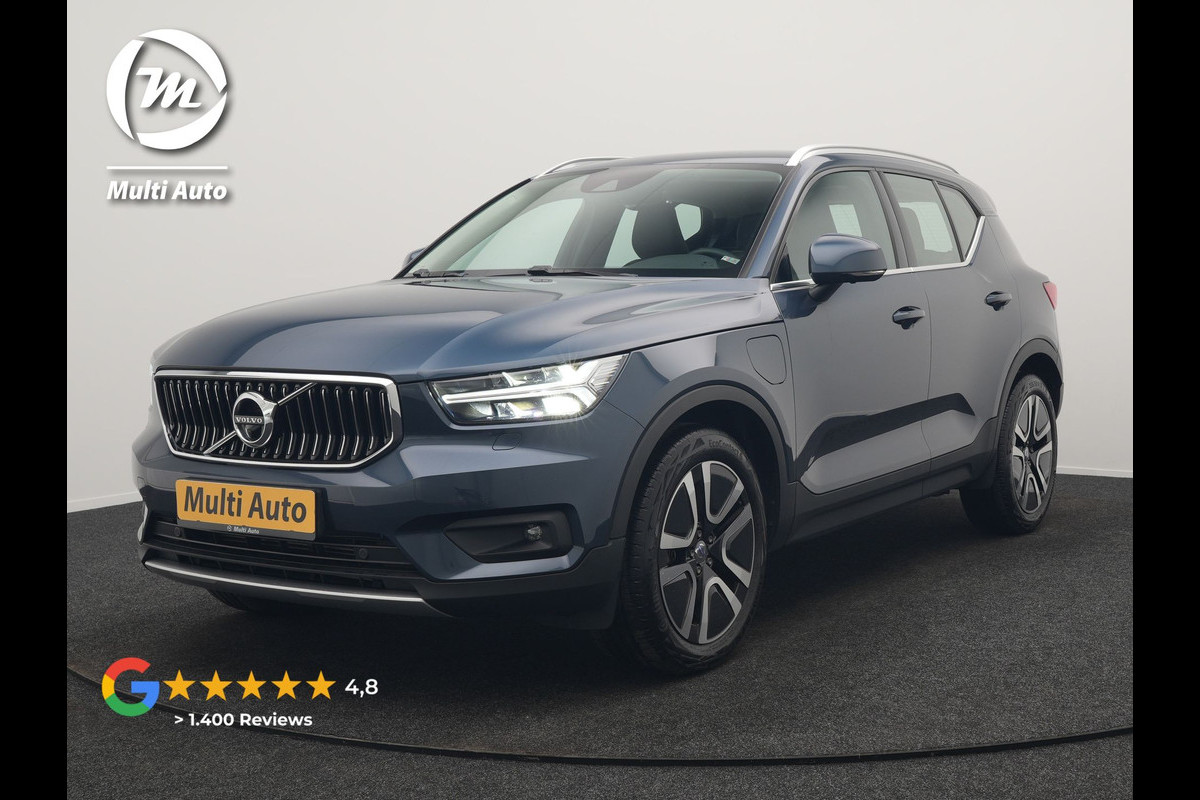 Volvo XC40 T4 Recharge Inscription 211pk PHEV Dealer O.H. | Trekhaak Af Fabriek | Adaptive Cruise | 360 Camera | Lederen Sportstoelen Memory & Verwarmd | Stuur Verwarmd | Apple Carplay | Keyless | Blis | Navigatie | DAB | Plug In Hybrid