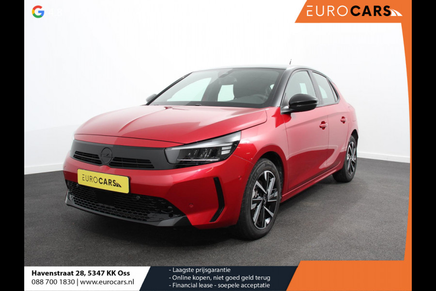 Opel Corsa 1.2 Turbo Hybrid 100pk GS Automaat Navigatie Apple Carplay/Android Auto Camera Parkeersensoren Cruise Control Dodehoek assistent Airco Lichtmetalen velgen Virtual Cockpit