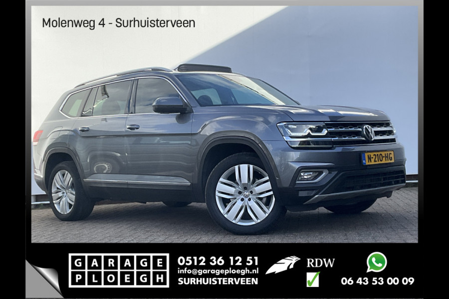 Volkswagen TERAMONT 7-Peroons 3.6 VR6 277pk 7-Pers Pano Memory Stoelverw+Ventilatie 360° Leer BOMVOL!