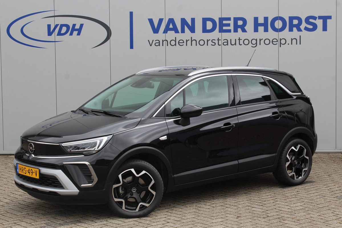 Opel Crossland 1.2-110 pk Turbo Elegance. Mooie moderne hoogzitter ! Climate Control, Cruise Control, Achteruitrijcamera, Navigatiesysteem