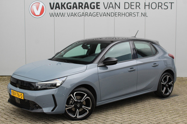 Opel Corsa 1.2-100pk Turbo GS Line. Erg mooie sportieve wagen met slechts 18.000km ! Panoramadak, Autm. airco, Cruise Control, Apple Carplay-Mirror link, Camera, Stoel- en stuurwielverw., side- en lane assist, camera, parkeersensoren v+a etc.