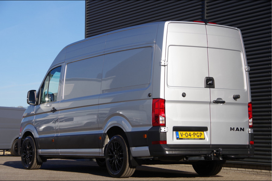 MAN TGE 3.180 35 2.0 L3H3 AUT. LED, LEDER, TREKHAAK, STOELVERWARMING, CAMERA, NAVI, CRUISE, CLIMA, PARKEERSENSOREN, VOORRUIT VERWARMING