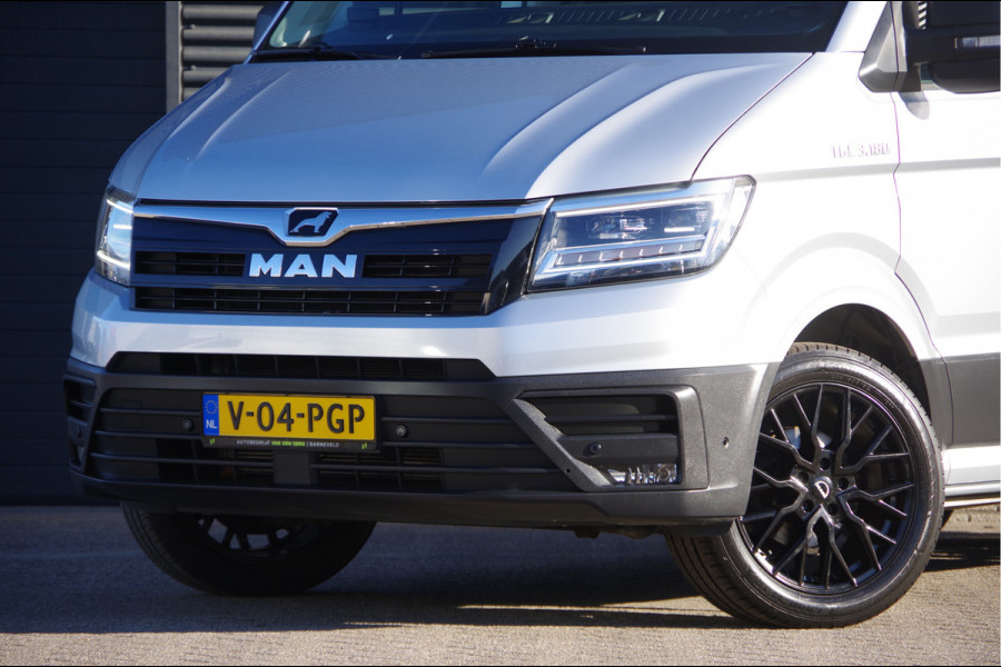 MAN TGE 3.180 35 2.0 L3H3 AUT. LED, LEDER, TREKHAAK, STOELVERWARMING, CAMERA, NAVI, CRUISE, CLIMA, PARKEERSENSOREN, VOORRUIT VERWARMING