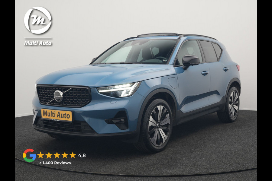 Volvo XC40 T5 Ultimate Dark PHEV 263pk Dealer O.H. | Panodak | Adaptive Cruise | 360 Camera | Harman / Kardon | Alcantara Sportstoelen Memory & Verwarmd | Stuur Verwarmd | Apple Carplay | Keyless | Virtual | Navigatie | DAB | Plug In Hybrid