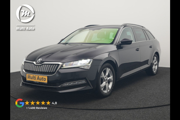 Škoda Superb Combi 1.4 TSI iV Business Edition PHEV 218pk Dealer O.H | Trekhaak af Fabriek | Crystal LED | Keyless | Apple Carplay | Sportstoelen Verwarmd | Cruise Control | 17"L.M | Plug In Hybrid