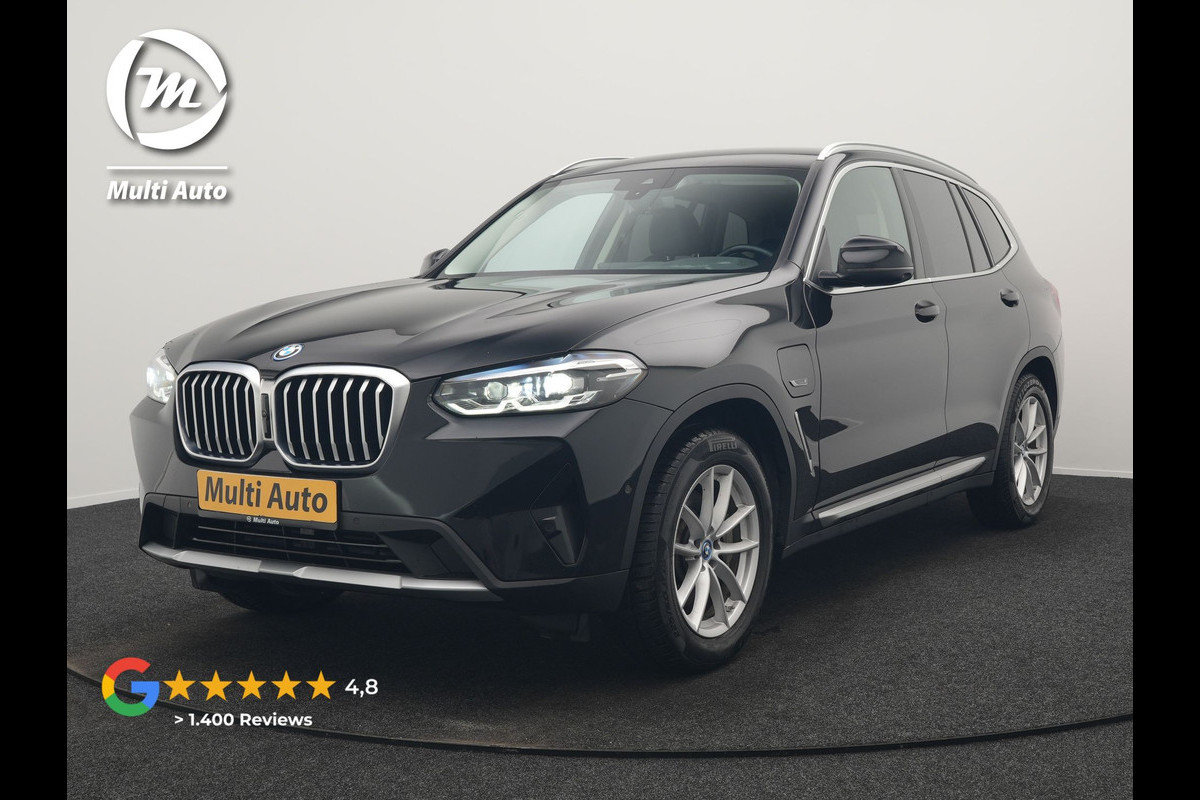 BMW X3 xDrive30e X Line FACELIFT PHEV 293pk Dealer O.H. | 360 Camera | Sportstoelen Verwarmd | Apple Carplay | Hifi Audio | Virtual Cockpit | Navigatie | Cruise Control | DAB | LED Koplampen | 18"L.M | Plug In Hybrid |